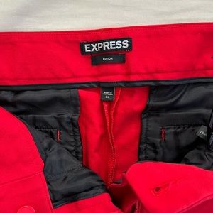Express editor pants red size 8R